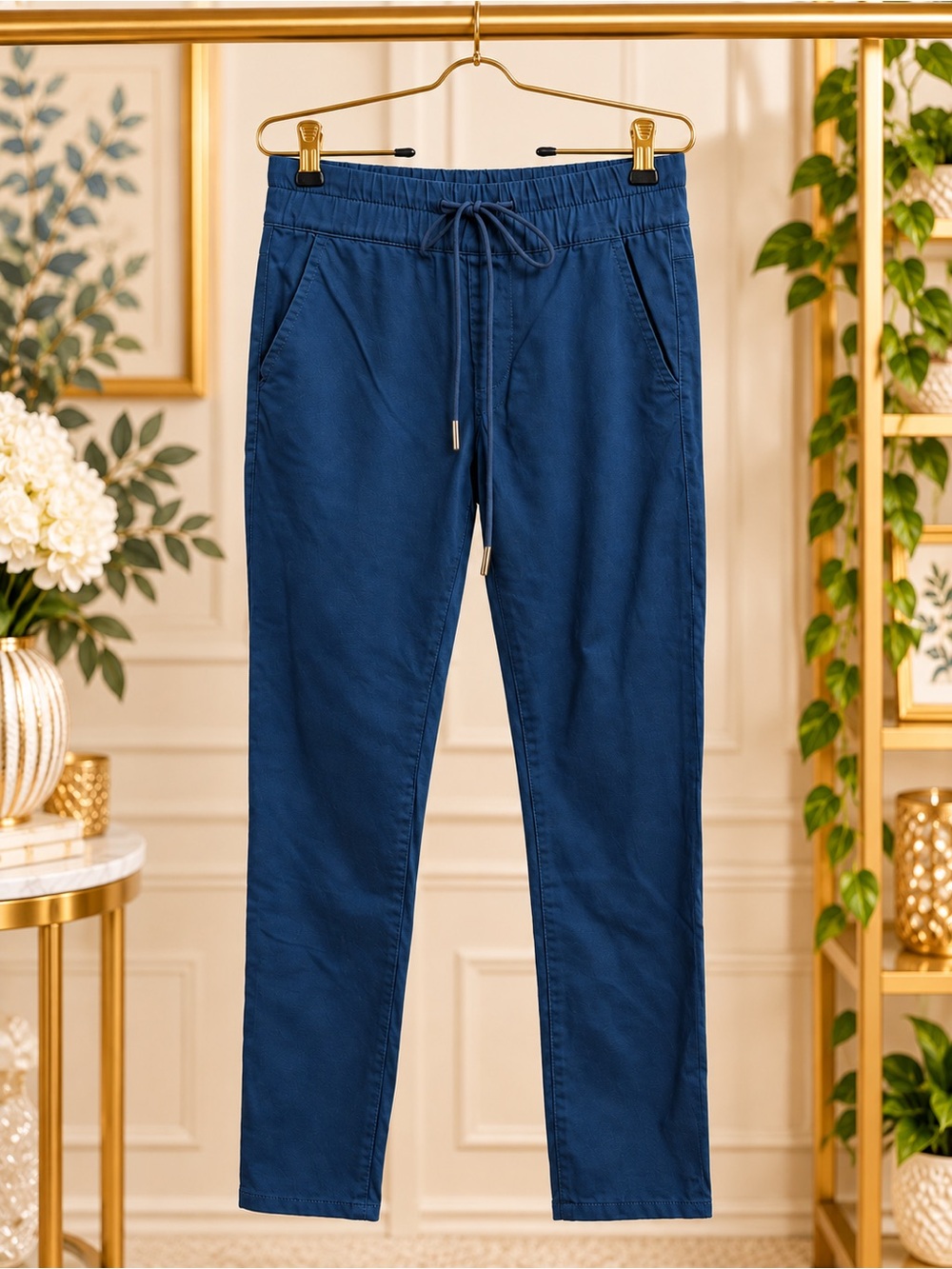 Juicy Couture JC256 Easy Skinny Pants Stone Blue Size 24 NWT